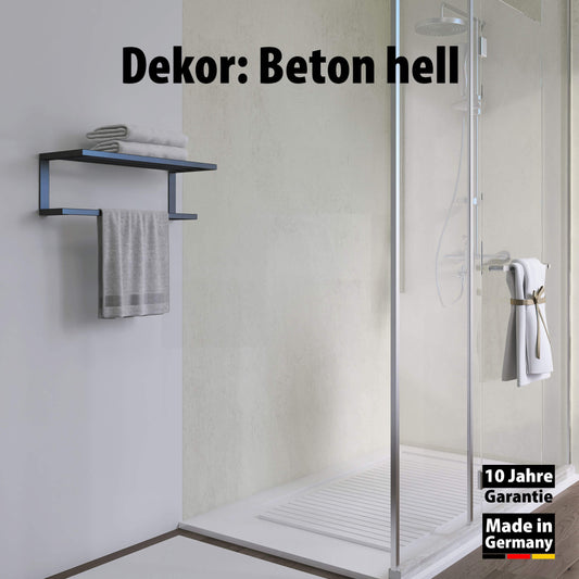 Duschrückwand - Beton hell (250x100cm)-0