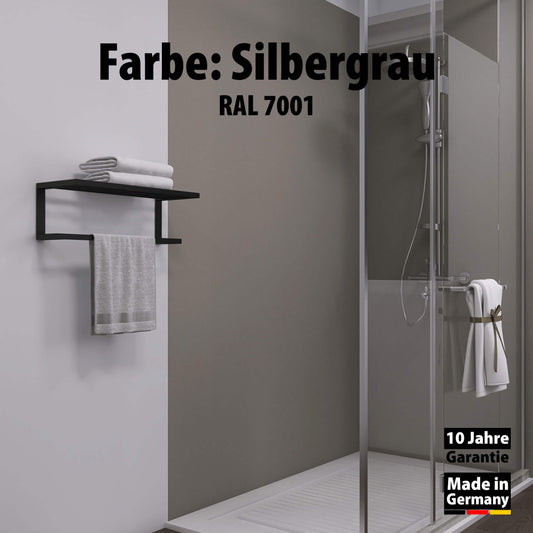 Duschrückwand - Silbergrau (250x100cm)-0